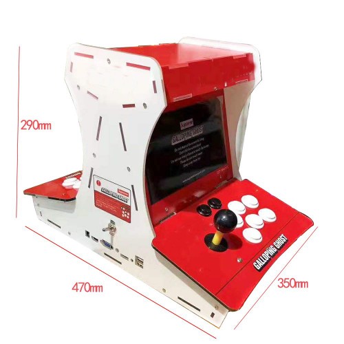 two player retro arcade game