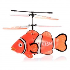 FXD 3CH Mini Infrared RC Clown Fish Helicopter - A68693
