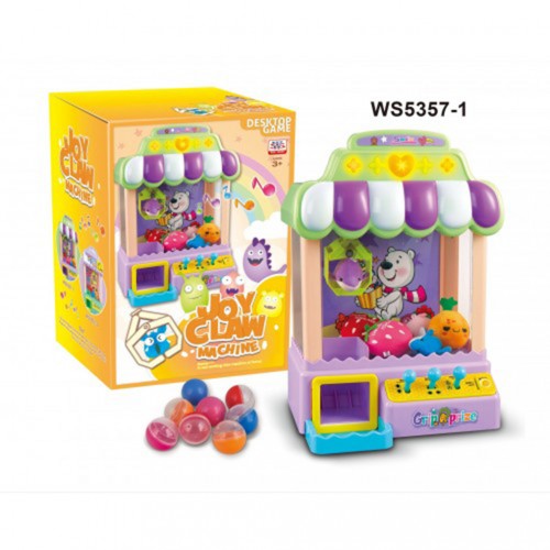 the claw toy grabber machine with led lights