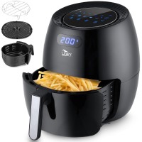 6.9 Qt Air Fryer, 1700W XL Electric Fryer with Non-Stick Basket, 8 Preset Cooking Modes, LED Touch Screen, Temperature Control - HF-1088TS 6.9 Qt Air Fryer, 1700W XL Electric Fryer with Non-Stick Basket, 8 Preset Cooking Modes, LED Touch Screen, Temperature Control - HF-1088TS