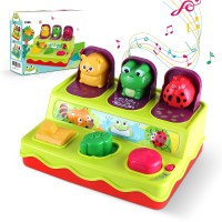 Interactive Pop Up Animals Toy for Toddlers with Music, Animal Sounds, Educational STEM Early Development - 35163M