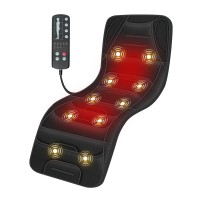 Full Body Massage Mat with Heat Extra Large Vibration Back Massager Pad with 10 Motors, 5 Modes, 3 Intensities, Remote Control for Sofa, Bed, Office & Gifts Full Body Massage Mat with Heat Extra Large Vibration Back Massager Pad with 10 Motors, 5 Modes, 3 Intensities, Remote Control for Sofa, Bed, Office & Gifts