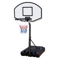 Portable Poolside Basketball Hoop, 3.1ft-4.7ft Height Adjustable Hoop with 36" Backboard for Home, Pool, Indoor, Outdoor, Kids & Adults - CD-B002D