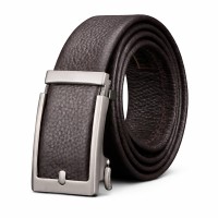 Men's Ratchet Leather Belt Automatic Sliding Buckle Belt, Adjustable Trim-to-Fit Design, Genuine Cowhide Leather Dress Belt for Business Casual Jeans Pants, Gift Box Include Men's Ratchet Leather Belt Automatic Sliding Buckle Belt, Adjustable Trim-to-Fit Design, Genuine Cowhide Leather Dress Belt for Business Casual Jeans Pants, Gift Box Include