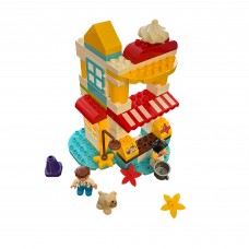 Building Blocks Dessert Shop - DIY Blocks Set, 66 Pieces - Perfect Educational Toy for Kids Aged 3 and Up
