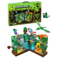 866 PCS Building Blocks, DIY Jungle Fortress Battle Set with LED for Kids, Boys and Girls Ages 10 and Up - 679