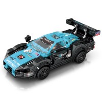 315 PCS Car Building Blocks Set, 1:18 Scale Sports Car Model with Pull Back Motor - 10077