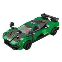 284 PCS Car Building Blocks Set, 1:18 Scale Sports Car Model with Pull Back Motor - 10078