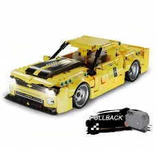 533 PCS Car Building Blocks Set, 1:18 Scale Sports Car Model with Pull Back Motor - 10240