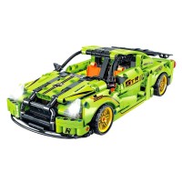 437 PCS Car Building Blocks Set, 1:18 GTR Car Model with Pull-Back Motor - 11011