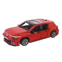 1191 PCS Car Building Blocks Set, 1:18 Scale GTI VIII Car Model with Detailed Interior - BR6007