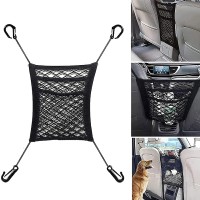 2 PCs 3-Layer Car Mesh Organizer, Back Seat Net Bag Storage Pouch with Hooks for Car Storage 2 PCs 3-Layer Car Mesh Organizer, Back Seat Net Bag Storage Pouch with Hooks for Car Storage