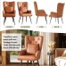 Accent Chair, Vintage Style Wingback Chair with Pillow, Arms for Home, Living Room, Bedroom - XLM3-Y217 