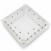 32 oz Vented Blueberry Clamshell, Clear APET Produce Container 32 oz Vented Blueberry Clamshell, Clear APET Produce Container
