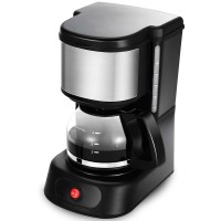 5 Cup Coffee Maker, Drip Coffee Machine with Glass Carafe, Reusable Filter - YD011  5 Cup Coffee Maker, Drip Coffee Machine with Glass Carafe, Reusable Filter - YD011