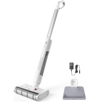 ECOWELL Cordless Electric Mop, All in One Wet Dry Vacuum Cleaner and Mop with Self Cleaning, Water Spray for Hardwood, Tile, Marble Floor Cleaning - WCVM01