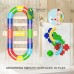 Mechanical Dinosaur Block Track, 48PC DIY STEM Race Slide Car Track Playset  for Kids, Toddlers - ALW011