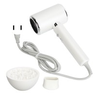 Compact Hair Dryer with Diffuser and Concentrator White Model MD-19 Compact Hair Dryer with Diffuser and Concentrator White Model MD-19
