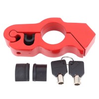 Generic Motorcycle Handlebar Lock Anti-Theft Brake Lever Grip Lock, Adjustable Aluminum Alloy Security Lock with 2 Keys & Rubber Pads, for Motorcycle Scooter E-Bike Electric Vehicle Generic Motorcycle Handlebar Lock Anti-Theft Brake Lever Grip Lock, Adjustable Aluminum Alloy Security Lock with 2 Keys & Rubber Pads, for Motorcycle Scooter E-Bike Electric Vehicle