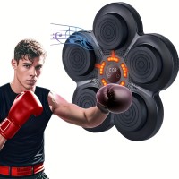 Intelligent Boxing Machine, Bluetooth Music Boxing Training Pad for Kids, Adults, Small Spaces, Relief Training,for Home,Office, Apartment Workouts - QB01 Intelligent Boxing Machine, Bluetooth Music Boxing Training Pad for Kids, Adults, Small Spaces, Relief Training,for Home,Office, Apartment Workouts - QB01