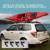 Kayak Roof Rack Set, 1 Pair Heavy-Duty Aluminum Alloy 2-In-1 J-Bar Roof Carrier for Kayaks, Canoes, Surfboards on Crossbar of Cars, SUVs - JFCR-004