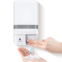 2 in 1 Shower Manual Soap Dispenser, 11.8oz Wall Mounted Foam and Liquid Soap Dispenser with 2 Chambers for Shampoo, Body Wash, Bathroom (White) 2 in 1 Shower Manual Soap Dispenser, 11.8oz Wall Mounted Foam and Liquid Soap Dispenser with 2 Chambers for Shampoo, Body Wash, Bathroom (White)