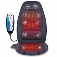Massage Seat Cushion with Heat Vibration Back Massage Chair Pad with 10 Motors, Memory Foam Support, 2 Heat Levels, Remote Control for Home, Office & Sofa Massage Seat Cushion with Heat Vibration Back Massage Chair Pad with 10 Motors, Memory Foam Support, 2 Heat Levels, Remote Control for Home, Office & Sofa