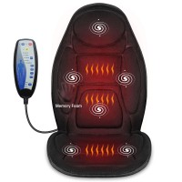 Memory Foam Massage Seat Cushion with Heat, 6 Motors, Chair Pad Memory Foam Massage Seat Cushion with Heat, 6 Motors, Chair Pad