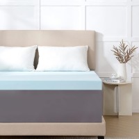 NEUTYPE Single Size Mattress Topper, 39" x 75" inch Gel Infused Memory Foam Mattress Topper - A-GE22115