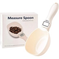 Digital Measuring Spoon, 1g-800g Weigh Food Scoop with LCD Display, 4 Measuring Units  for Cooking, Baking, Pet Food