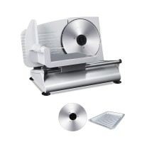 Electric Meat Slicer Adjustable Silver Home Deli Electric Meat Slicer Adjustable Silver Home Deli