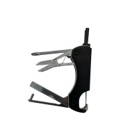 Folding Pocket Multi Tool with Carabiner, Scissors, Phillips Screwdriver, Flathead Screwdriver and Skate Sharpener, Compact EDC Mini Tool with Pouch for Travel, Camping and Daily Use Folding Pocket Multi Tool with Carabiner, Scissors, Phillips Screwdriver, Flathead Screwdriver and Skate Sharpener, Compact EDC Mini Tool with Pouch for Travel, Camping and Daily Use