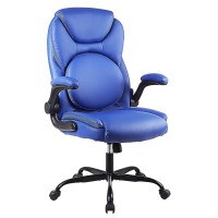KASORIX Ergonomic Office Chair, Adjustable Swivel Chair with PU Leather, High-Back Lumbar Support, Flip-Up Armrests for Home, Office - GD-9350