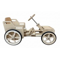 Wooden Pedal Ride-On Car for Kids – Durable Go-Kart Style with Steering Wheel, Four Wheels, Balance & Coordination Training, Indoor/Outdoor Play Model C2302 Wooden Pedal Ride-On Car for Kids – Durable Go-Kart Style with Steering Wheel, Four Wheels, Balance & Coordination Training, Indoor/Outdoor Play Model C2302