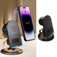 Smartphone Sensor Speaker Stand, Portable Induction Bluetooth Speaker Phone Mount with 360 Rotation, Wireless Charging - H58 Smartphone Sensor Speaker Stand, Portable Induction Bluetooth Speaker Phone Mount with 360 Rotation, Wireless Charging - H58