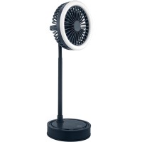 Mini Portable Fan, USB Rechargeable Desktop Fan with 360 Adjustable Neck, 3 Wind Speeds, LED Light - YS2219 Mini Portable Fan, USB Rechargeable Desktop Fan with 360 Adjustable Neck, 3 Wind Speeds, LED Light - YS2219