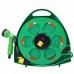 15M Portable Garden Hose Kit, Expandable Watering Hose with 7 Spray Nozzle, Reel Holder