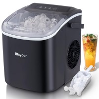 Portable Ice Maker, 1.2L Countertop Automatic Electric Ice Machine with 26lbs/24h, Scoop for Home, Kitchen, Parties - MB-SB001 Portable Ice Maker, 1.2L Countertop Automatic Electric Ice Machine with 26lbs/24h, Scoop for Home, Kitchen, Parties - MB-SB001
