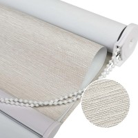 Blackout Roller Shade for Windows 20 x 75 inch – 100% Light Blocking, Thermal Insulated Window Blind with Chain Cord & Child Safety Lock, UV Protection Privacy Shade for Bedroom & Office – Ivory White Blackout Roller Shade for Windows 20 x 75 inch – 100% Light Blocking, Thermal Insulated Window Blind with Chain Cord & Child Safety Lock, UV Protection Privacy Shade for Bedroom & Office – Ivory White