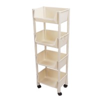 Multi-Tier 360° Rolling Storage Cart with Bins and Hooks – Slim Space-Saving Organizer for Kitchen, Bathroom, Office, and Laundry Room (4-Tier / 5-Tier Options) Multi-Tier 360° Rolling Storage Cart with Bins and Hooks – Slim Space-Saving Organizer for Kitchen, Bathroom, Office, and Laundry Room (4-Tier / 5-Tier Options)