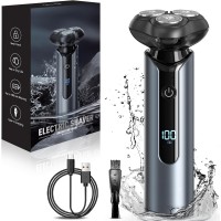 Electric Shaver for Men 3D Floating 6-Blade Rotary Head, Wet & Dry IPX7 Waterproof, Turbo Mode, Travel Lock, USB-C Rechargeable Daily Grooming & Travel Use Model Blackstone9 Electric Shaver for Men 3D Floating 6-Blade Rotary Head, Wet & Dry IPX7 Waterproof, Turbo Mode, Travel Lock, USB-C Rechargeable Daily Grooming & Travel Use Model Blackstone9