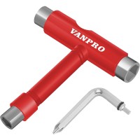 All-in-One Skate Tool, Multifuncional T-Tool with 2-in-1 Allen Wrench & Phillips Head Screwdriver for Adjusting and Tightening Skateboard/Longboard Wheels, Trucks, Kingpins - H034 All-in-One Skate Tool, Multifuncional T-Tool with 2-in-1 Allen Wrench & Phillips Head Screwdriver for Adjusting and Tightening Skateboard/Longboard Wheels, Trucks, Kingpins - H034