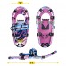 Kids Snowshoes, 17 inch Lightweight Aluminum Snowshoes with Bag for Kids, Youth 6-12 Years Old (Purple)