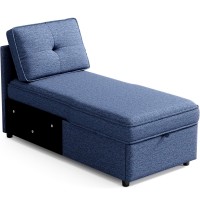 4-in-1 Sleeper Sofa Bed, Linen Fabric Convertible Couch Love Seat with 2 Throw Pillow, Single Recliner, 5 Adjustable Angles Backrest - SF001-CH 4-in-1 Sleeper Sofa Bed, Linen Fabric Convertible Couch Love Seat with 2 Throw Pillow, Single Recliner, 5 Adjustable Angles Backrest - SF001-CH