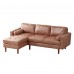 Modular Sectional Sofa, 80 inch L Shape Sofa, Modern 3 Seater Sofa with Wooden Legs for Home, Living Room - XLM3