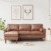 Modular Sectional Sofa, 80 inch L Shape Sofa, Modern 3 Seater Sofa with Wooden Legs for Home, Living Room - XLM3