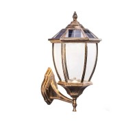 intage Solar Wall Lantern Outdoor – Waterproof LED Wall Sconce, Auto On/Off, Solar-Powered Light for Porch, Patio, Garden, Garage, Bronze Finish, No Wiring Needed