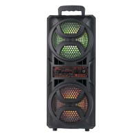 Portable Bluetooth Party Speaker Dual 6.5 in Subwoofers, RGB LED Lights, FM Radio, TWS Pairing, USB/TF/AUX Inputs, Microphone Included Karaoke Speaker for Home Parties Model CBS-6216 Portable Bluetooth Party Speaker Dual 6.5 in Subwoofers, RGB LED Lights, FM Radio, TWS Pairing, USB/TF/AUX Inputs, Microphone Included Karaoke Speaker for Home Parties Model CBS-6216