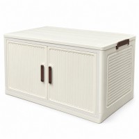 Storage Cabinet 2 Doors Cream 68.5 cm for Home Storage Cabinet 2 Doors Cream 68.5 cm for Home