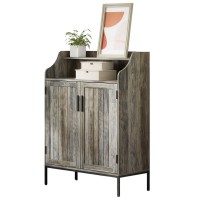 Shoe Storage Cabinet for Entryway, 4-Tier Shoe Rack Organizer Cabinet with Adjustable Shelves for Home, Entryway, Hallway (White) - EW0007A Shoe Storage Cabinet for Entryway, 4-Tier Shoe Rack Organizer Cabinet with Adjustable Shelves for Home, Entryway, Hallway (White) - EW0007A